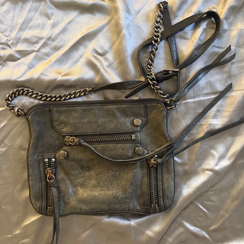 Black/gunmetal Botkier bag